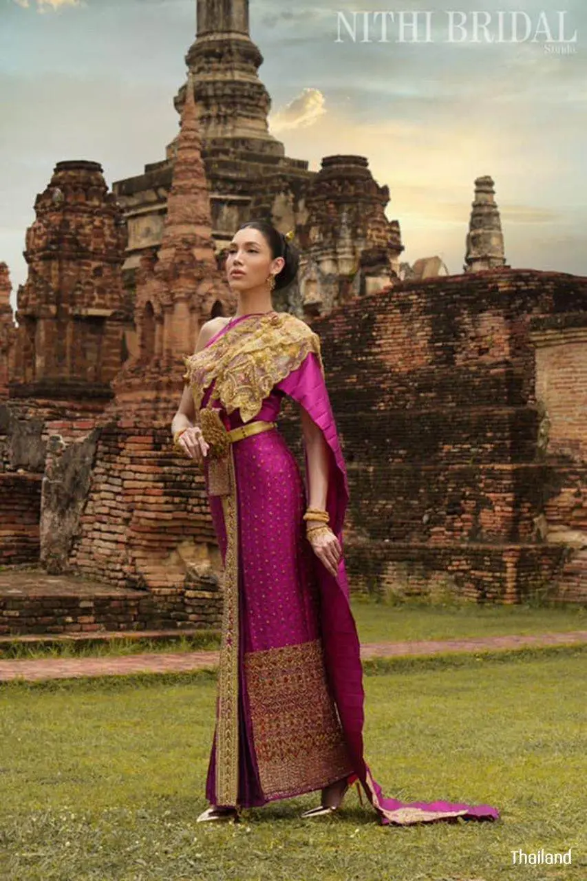 🇹🇭 THAILAND | THAI CHAKKRAPHAT DRESS ✦ Thai national costume