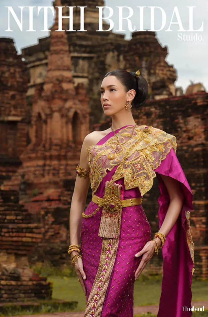 🇹🇭 THAILAND | THAI CHAKKRAPHAT DRESS ✦ Thai national costume