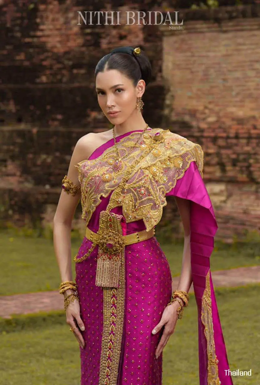 🇹🇭 THAILAND | THAI CHAKKRAPHAT DRESS ✦ Thai national costume