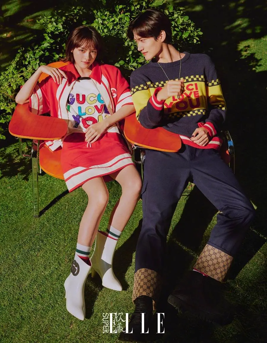 WenQi & Zhou Keyu @ SuperELLE China August 2023