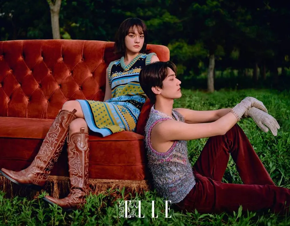 WenQi & Zhou Keyu @ SuperELLE China August 2023