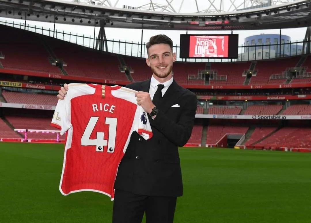 "Declan Rice"  มิดฟิลด์คนใหม่ของอาร์เซน่อล