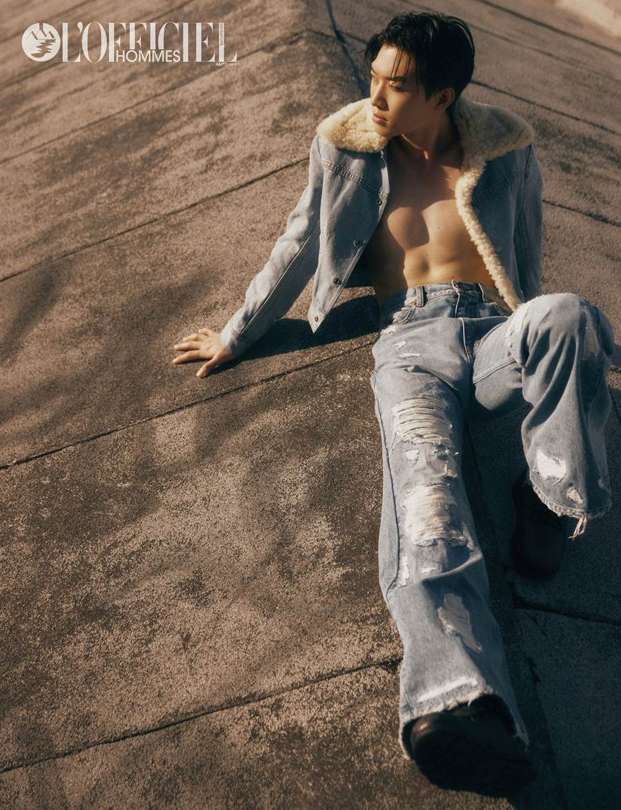 Sang Heon Lee @ L&rsquo;Officiel Hommes Singapore August 2023