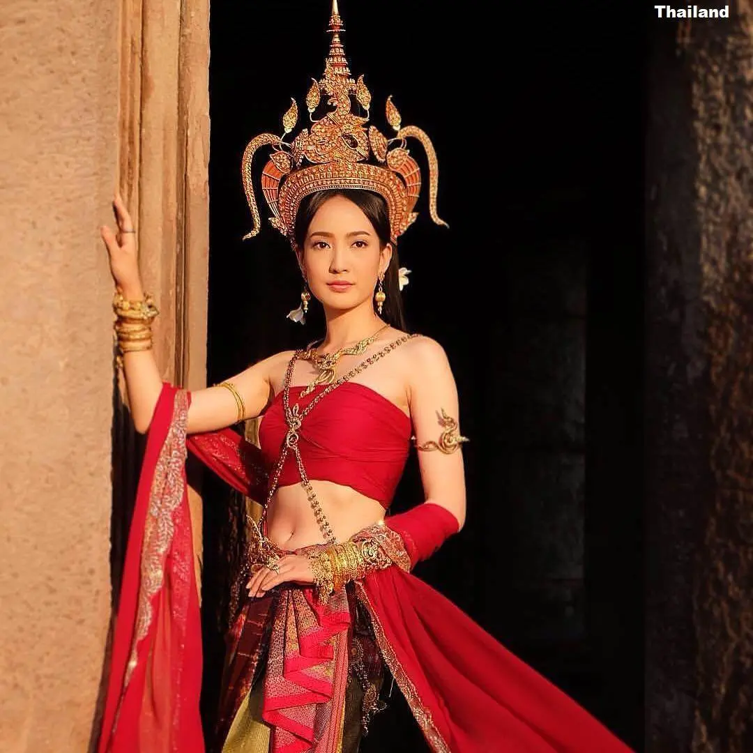 Taew Natapohn in Thai Apsara Costume 🇹🇭