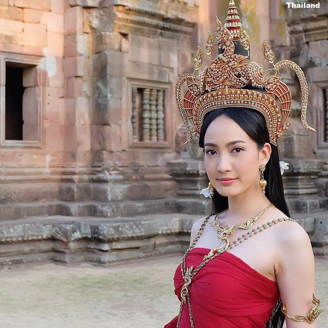 Taew Natapohn in Thai Apsara Costume 🇹🇭