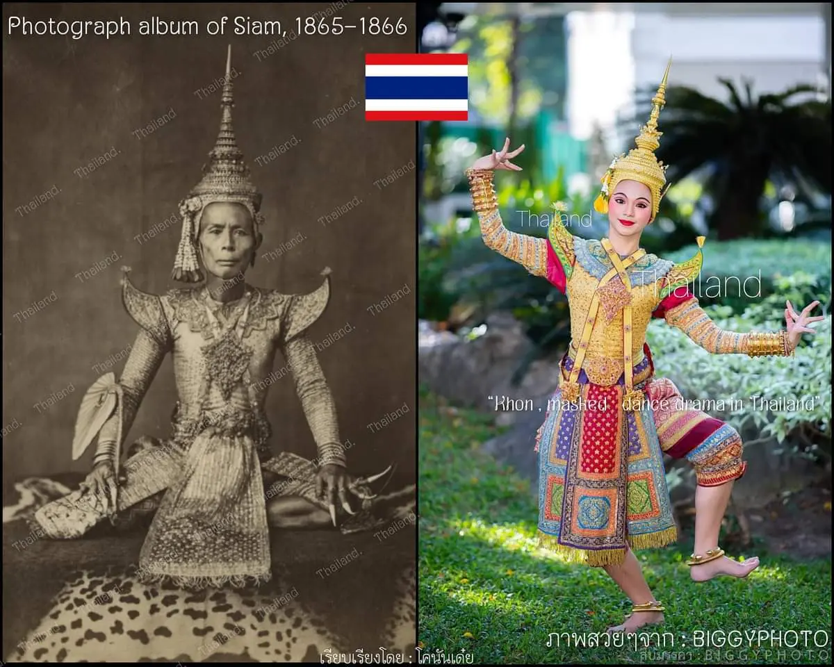 🇹🇭THAILAND: Khon, masked dance drama in Thailand.