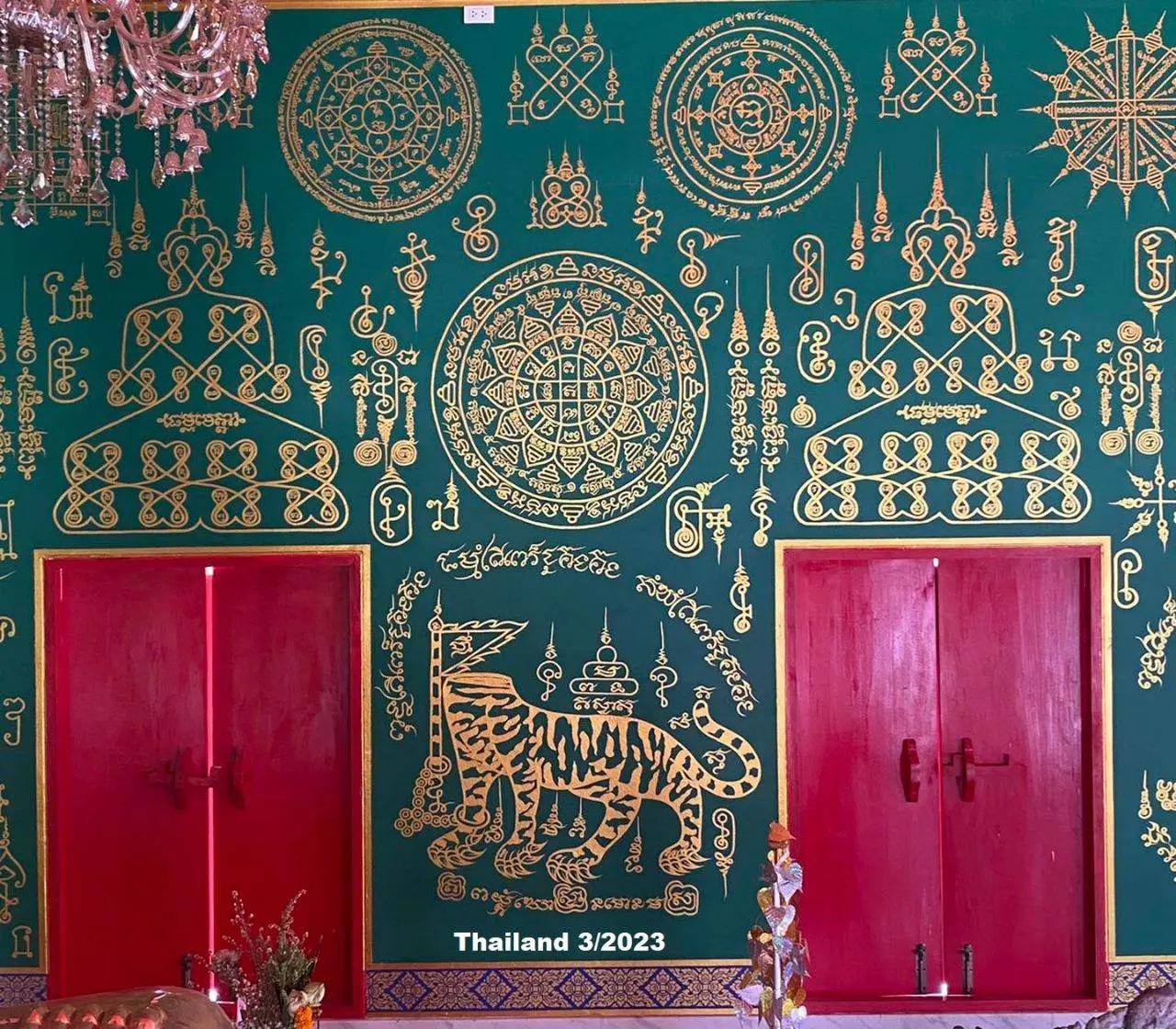 Thai Yantra on the Wall 🇹🇭