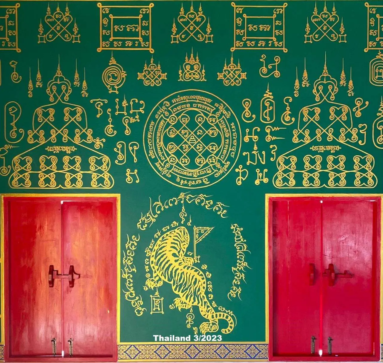 Thai Yantra on the Wall 🇹🇭