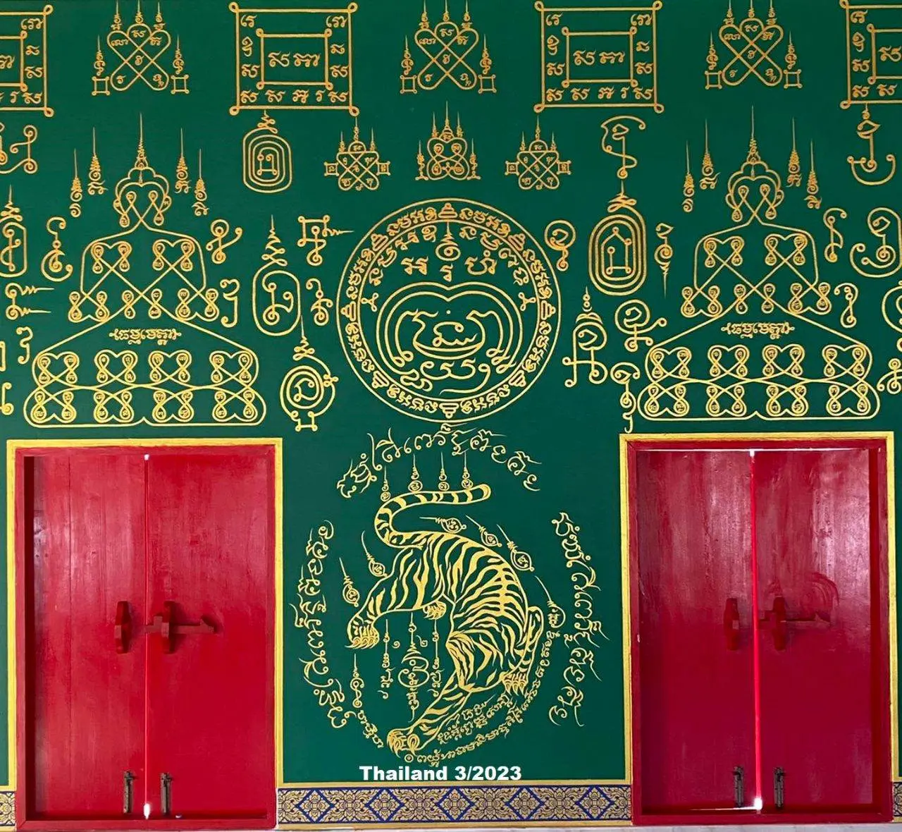 Thai Yantra on the Wall 🇹🇭