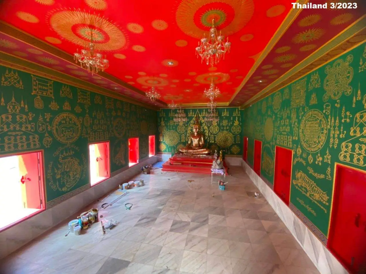 Thai Yantra on the Wall 🇹🇭