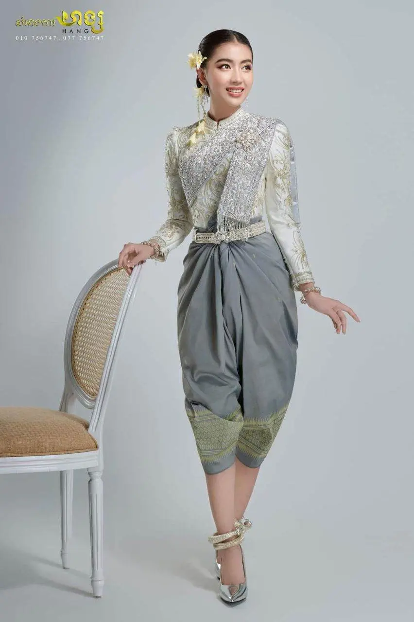 ð°ðCambodia national clothing. Khmer wedding costume. Khmer dress