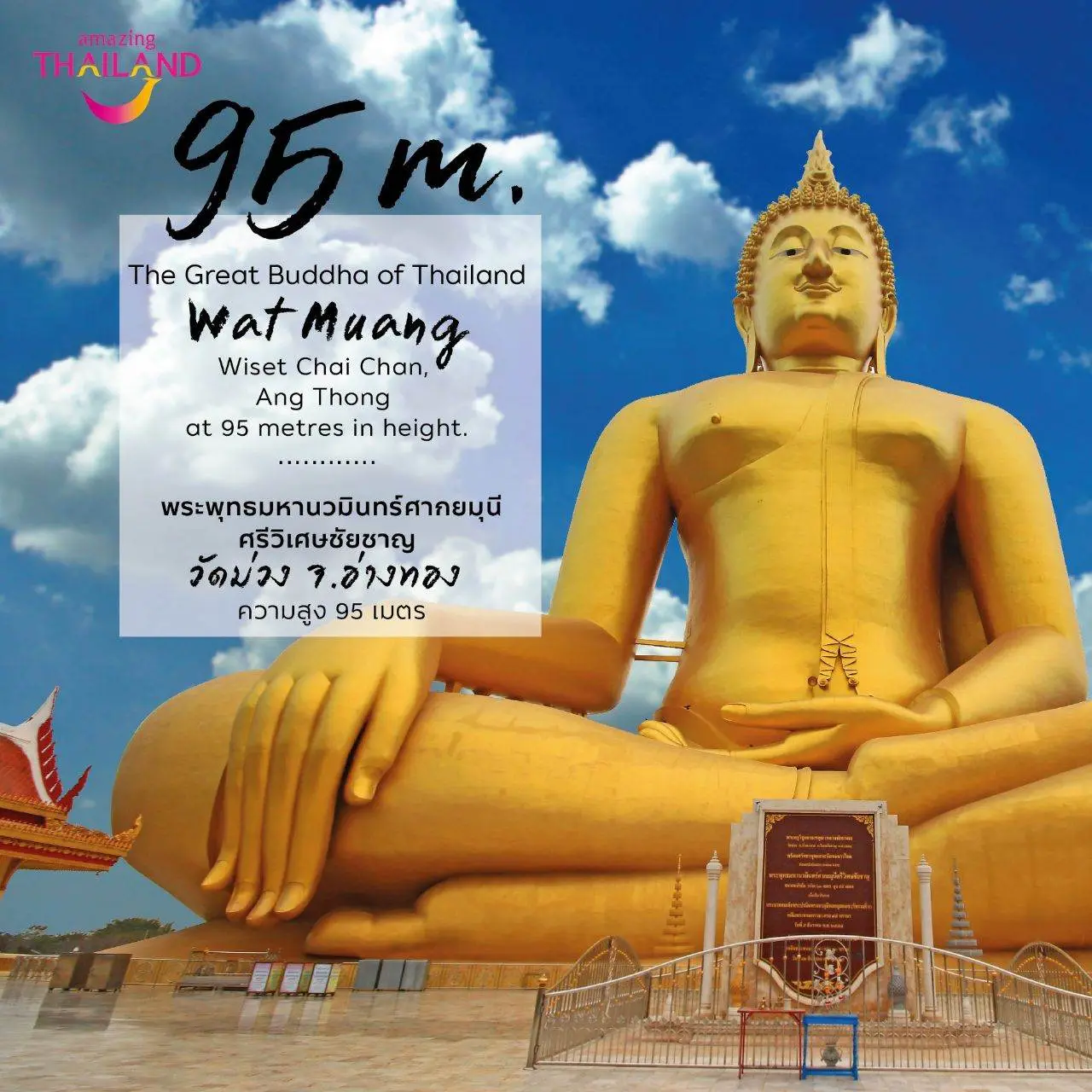 Top Six Biggest Buddha Statues of Thailand in 2020 🇹🇭