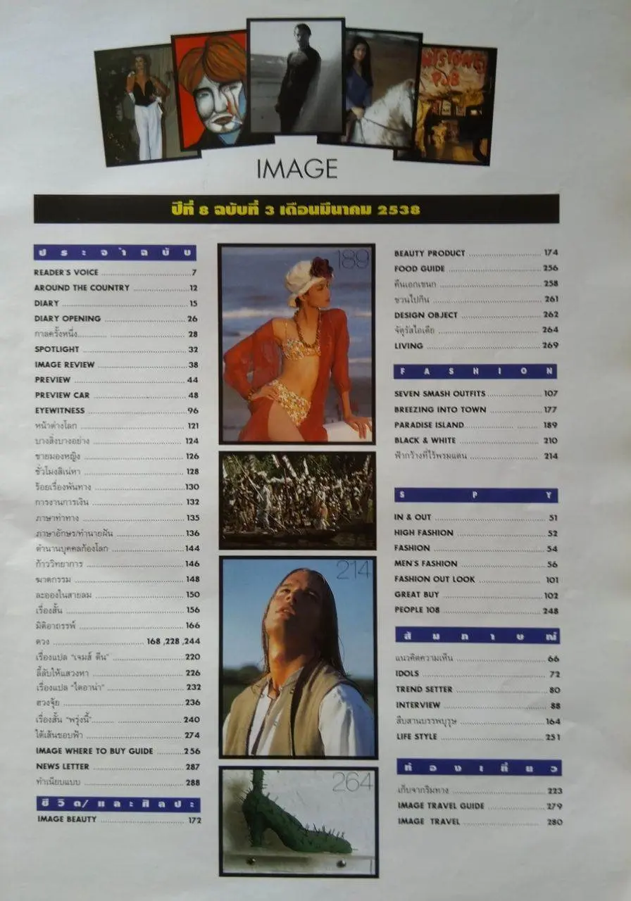 (วันวาน) ซอนย่า คูลลิ่ง & เบิร์ด พิทยา @ IMAGE vol.8 no.3 March 1995