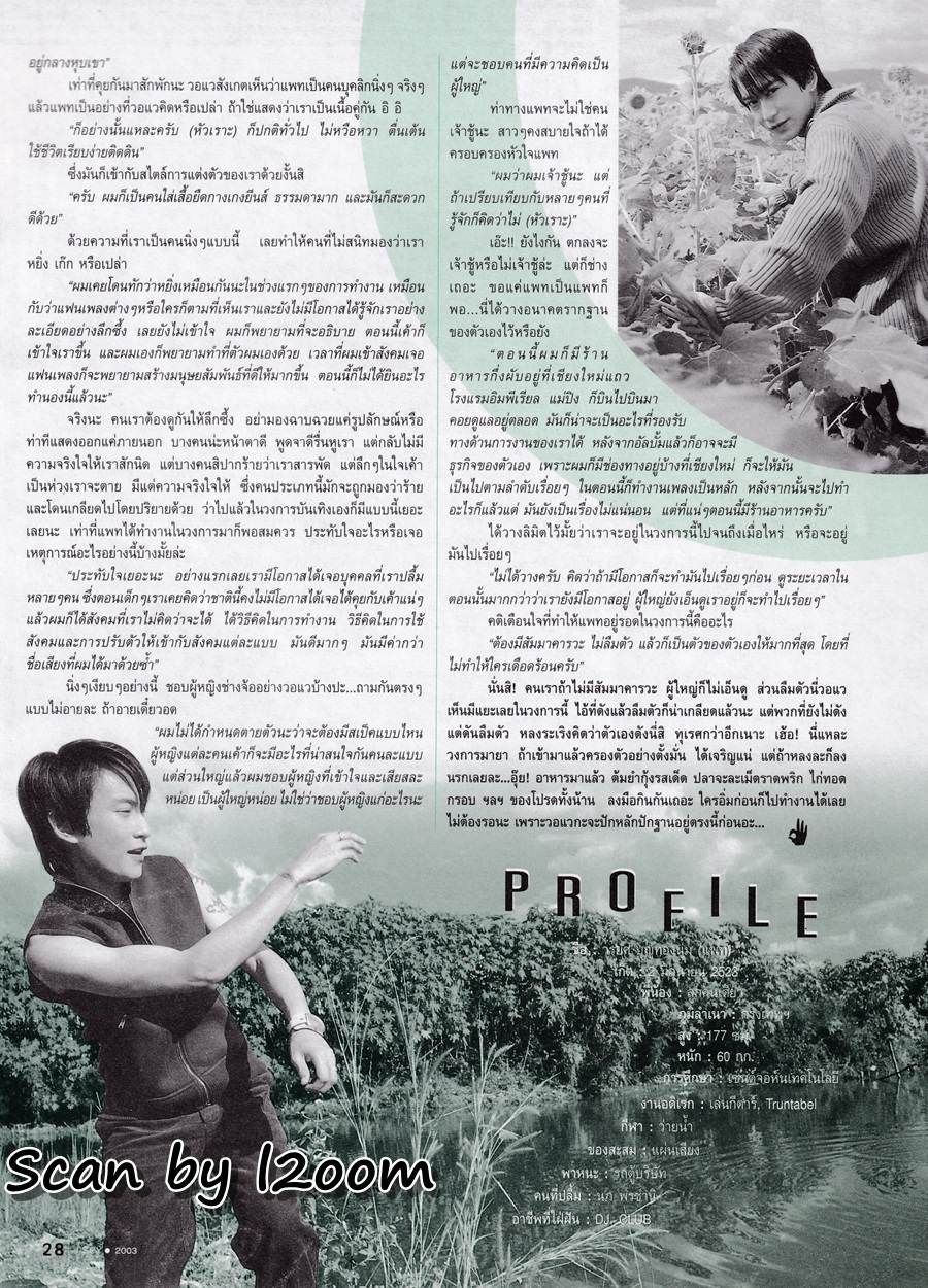 (วันวาน) แพท วรยศ @ i-SPY ปีที่ 7 ฉบับที่ 104 มกราคม 2546