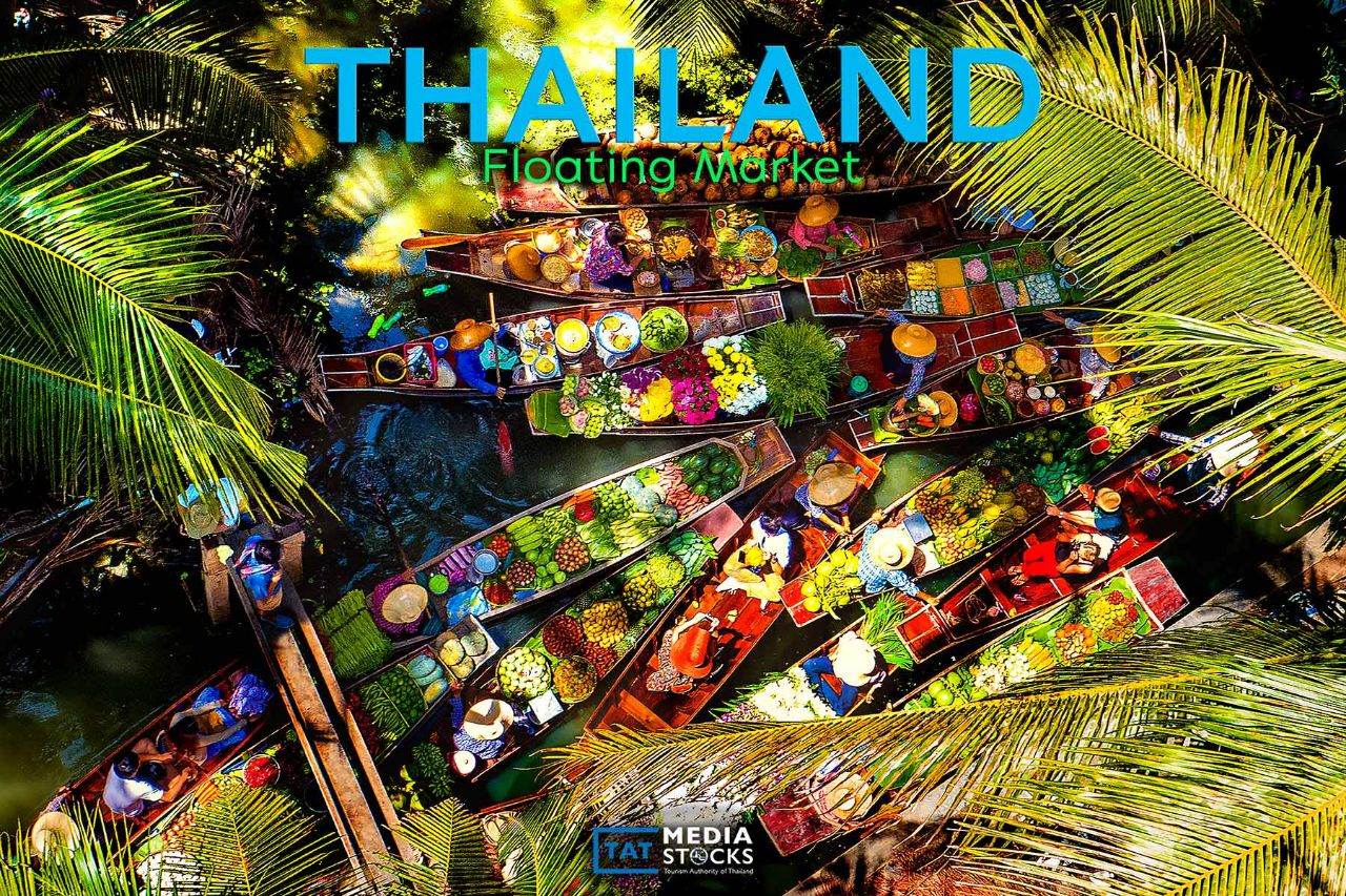 Thai Life at the Floating Market 🇹🇭