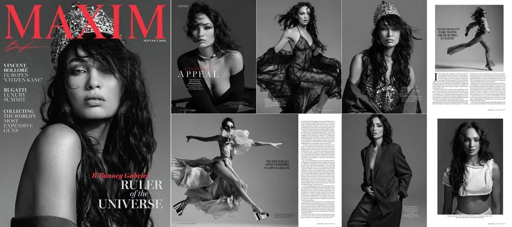 R&rsquo;Bonney Gabriel @ MAXIM usa Sep-Oct 2023