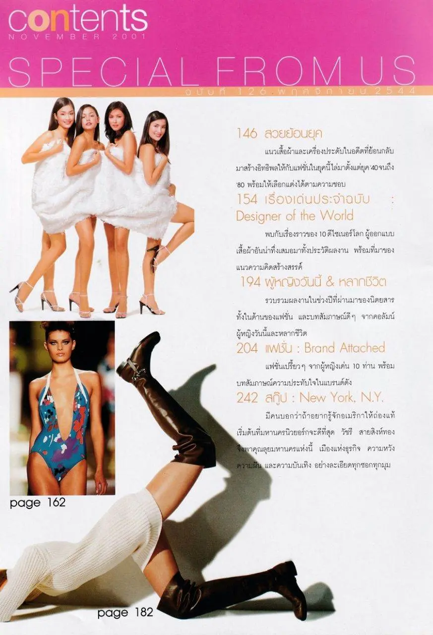 (วันวาน) นิตยสาร ผู้หญิงวันนี้ ฉบับที่ 126 พฤศจิกายน 2544