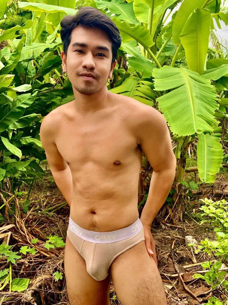 พ่อค้าขายกางเกงในแบบบ้านๆ