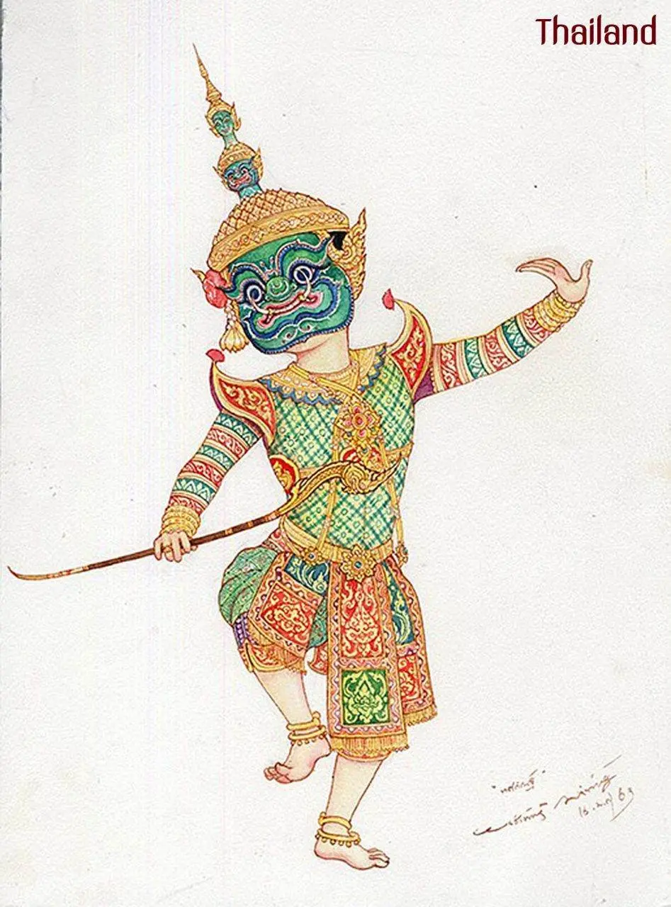 Thai Khon Painting 🇹🇭