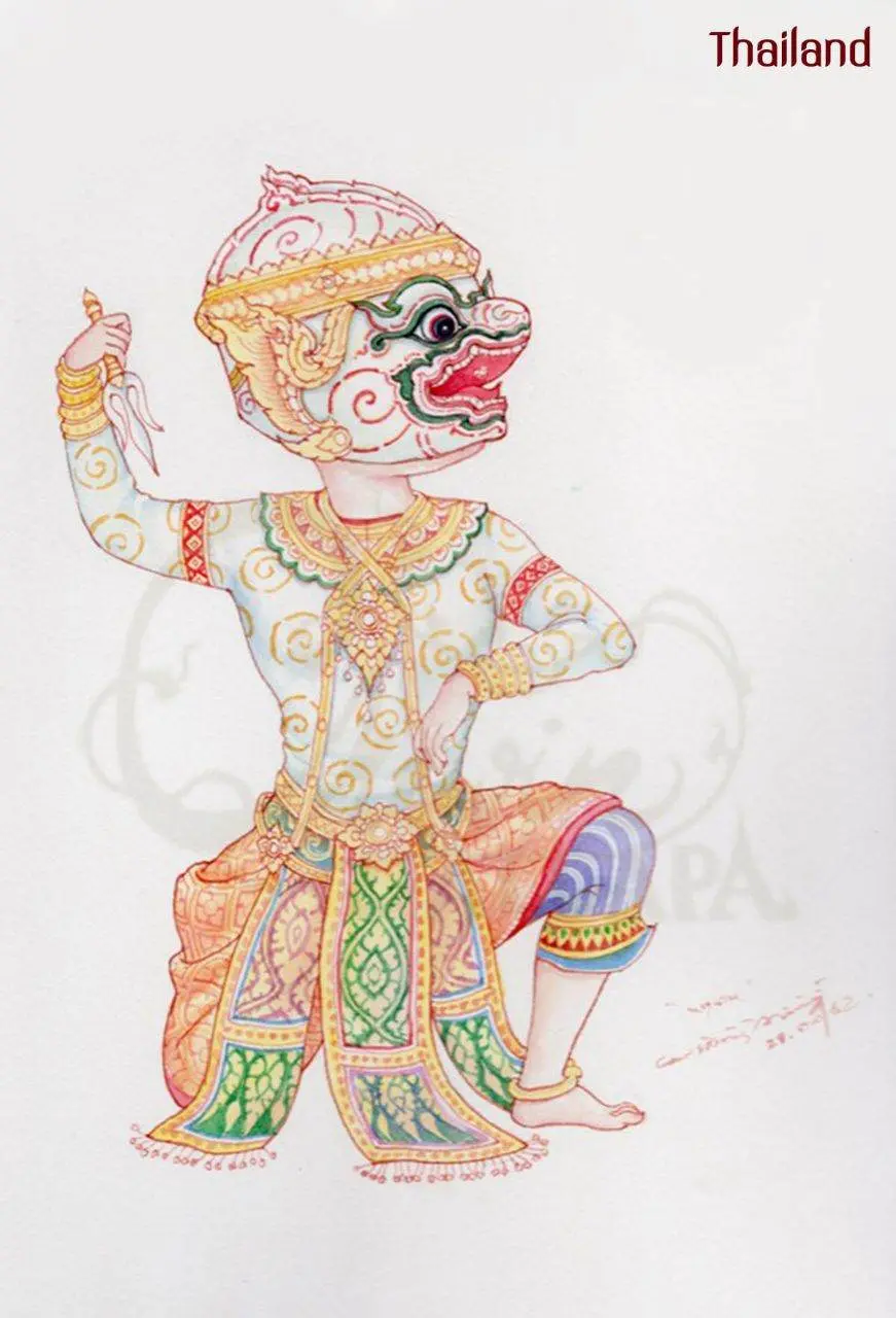 Thai Khon Painting 🇹🇭