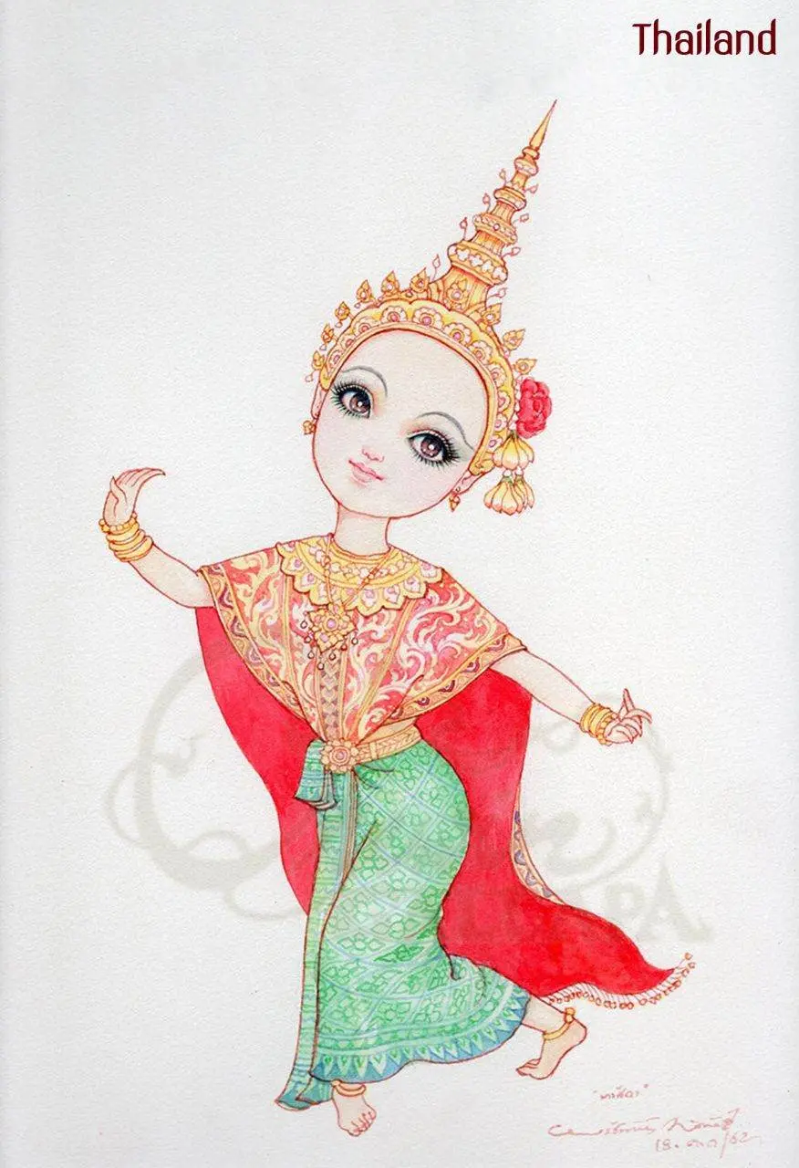 Thai Khon Painting 🇹🇭