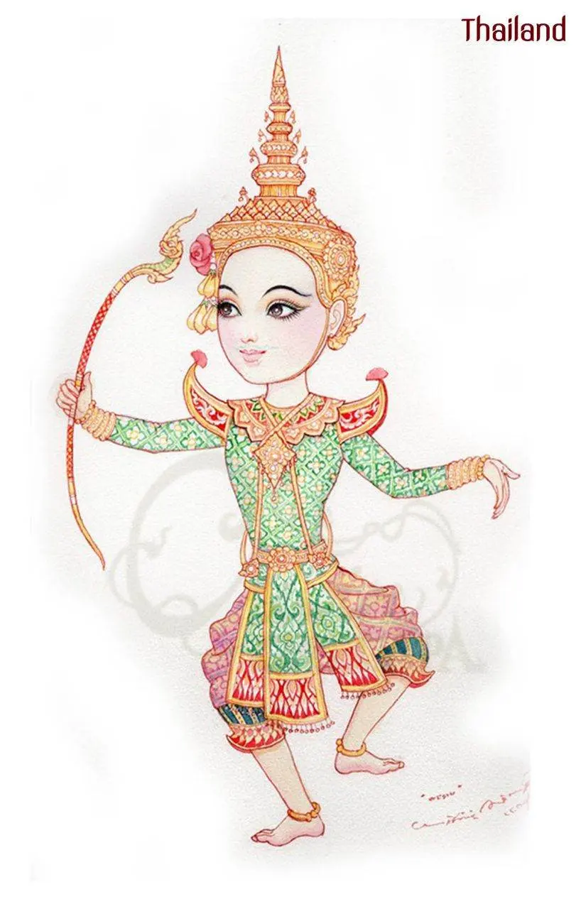 Thai Khon Painting 🇹🇭