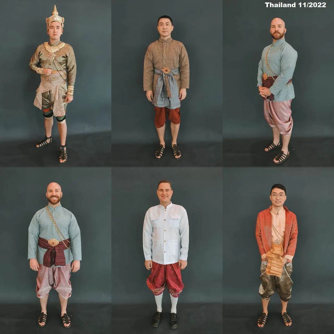 Foreigners in Thai Costumes 🇹🇭