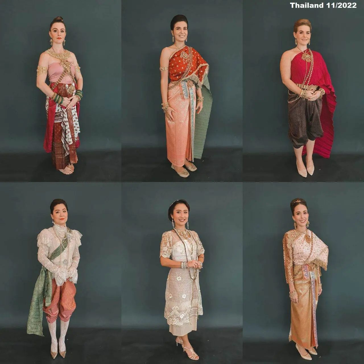 Foreigners in Thai Costumes 🇹🇭