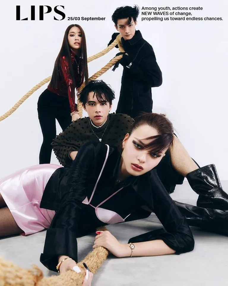 เบ็คกี้-รีเบคก้า, มายด์-อาทิตยา, โทนี่-อันโทนี่ & ขุนพล-ปองพล @ LIPS Magazine vol.25 no.3 September 2023