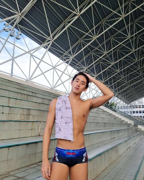 ฉลามเอส นักว่ายน้ำทีมไทย สุดหล่อ the 19th Asian Games  Hangzhou