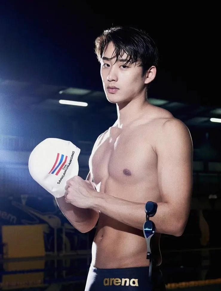 ฉลามเอส นักว่ายน้ำทีมไทย สุดหล่อ the 19th Asian Games  Hangzhou