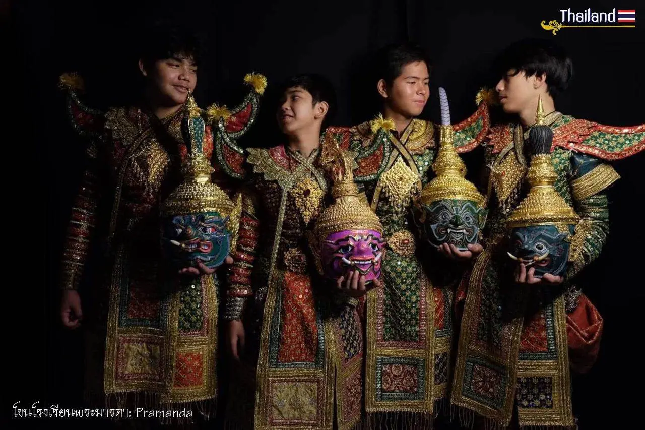 THAILAND 🇹🇭 | New Generation People of Thai Khon Mask, 2023