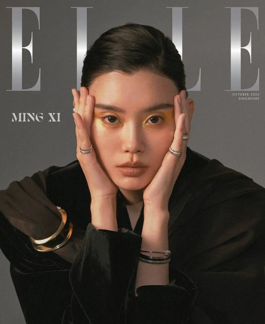 Ming Xi @ ELLE Singapore October 2023