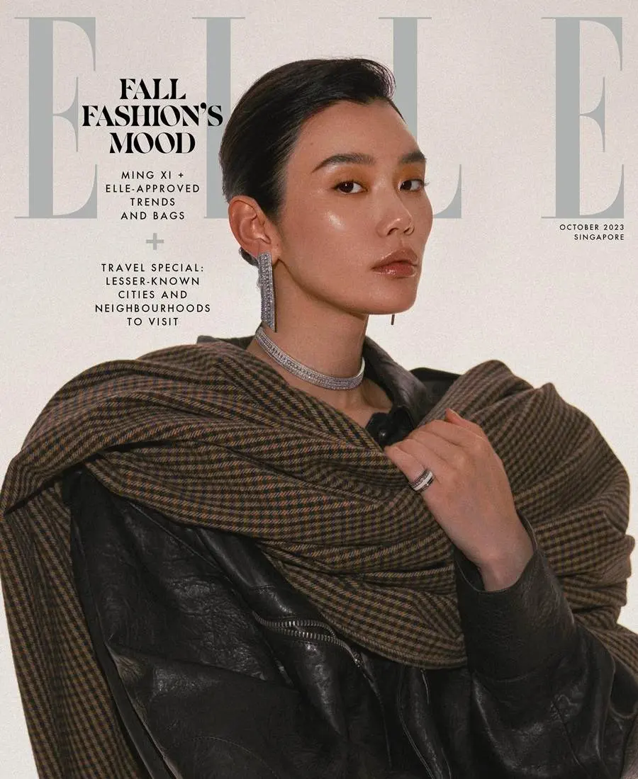 Ming Xi @ ELLE Singapore October 2023