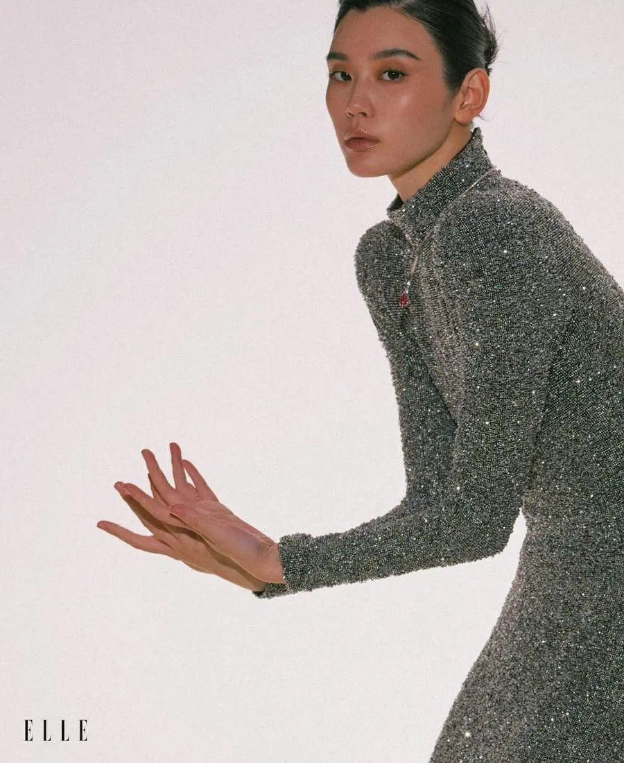 Ming Xi @ ELLE Singapore October 2023