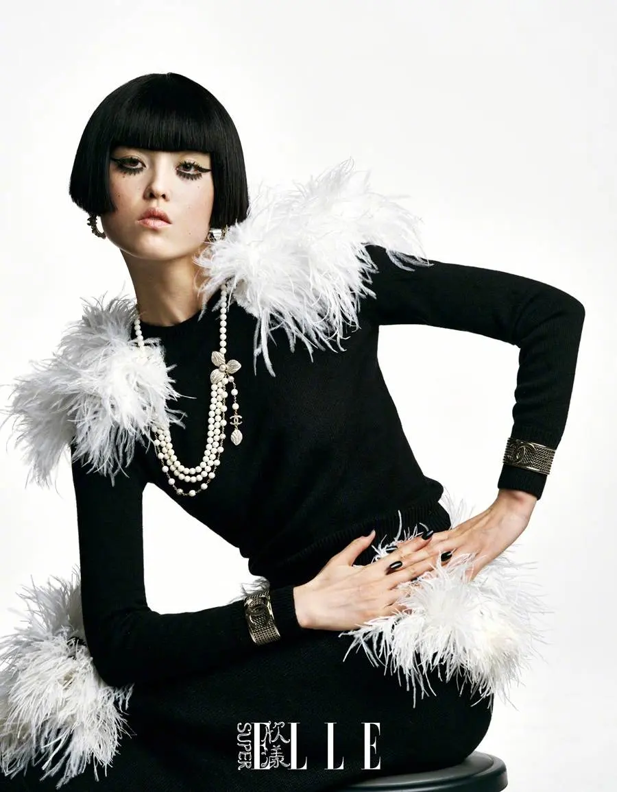 Gu Xue @ SuperELLE China October 2023