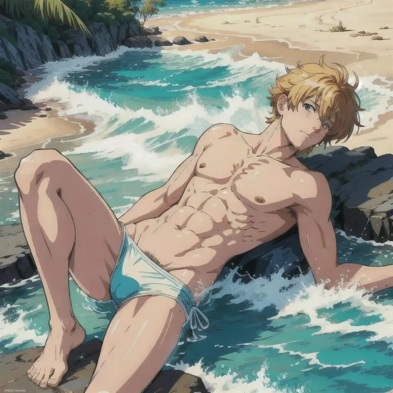 การ์ตูนผู้ชายหล่อเท่ 55