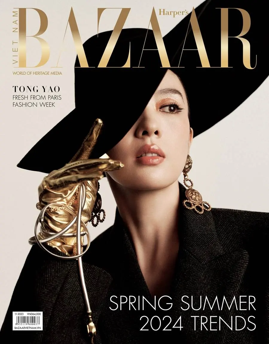 Tong Yao @ Harper's BAZAAR Vietnam November 2023