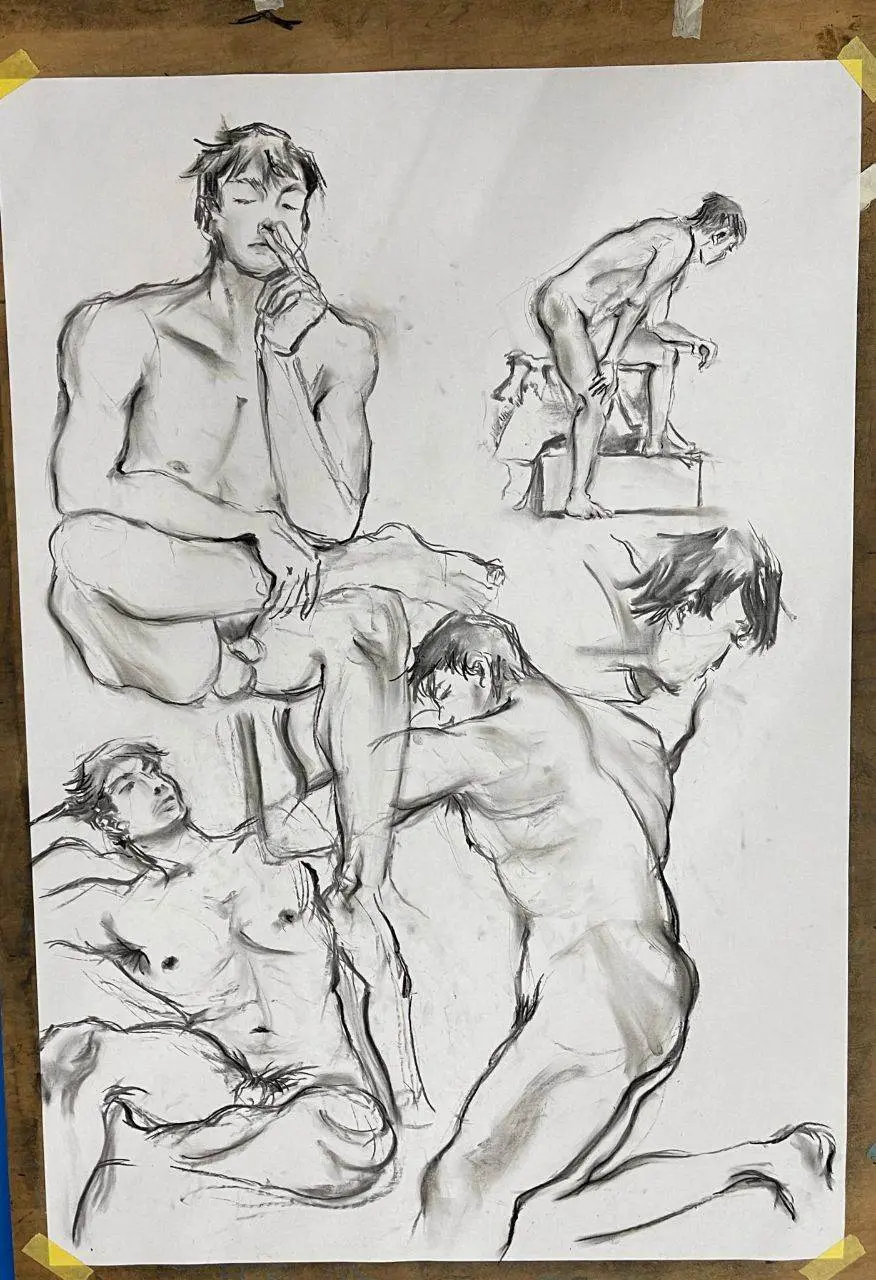 วาดรูปเปลือย