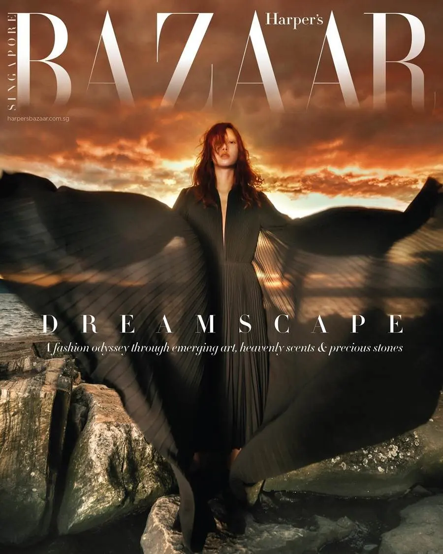 แจน ใบบุญ @ Harper's BAZAAR Singapore November 2023