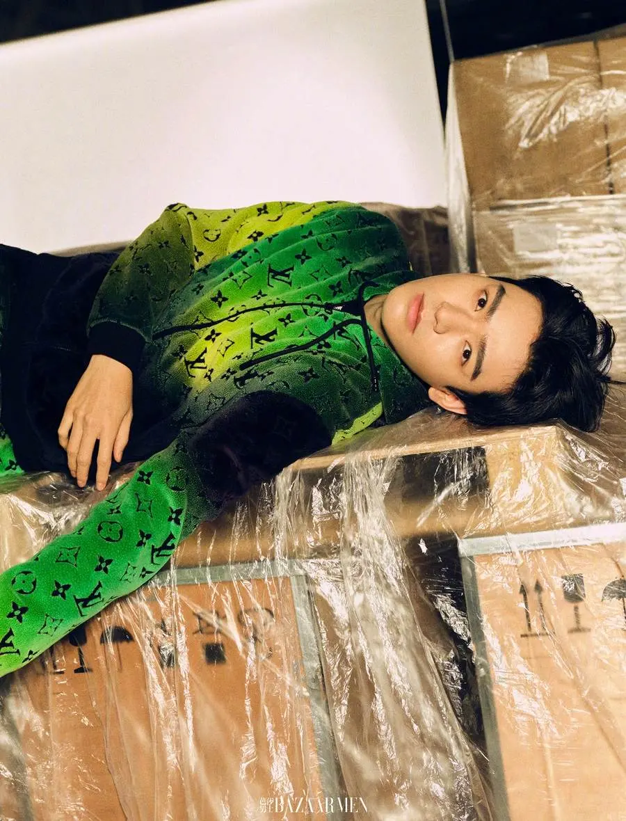 GongJun @ Harper's BAZAAR Men China December 2023