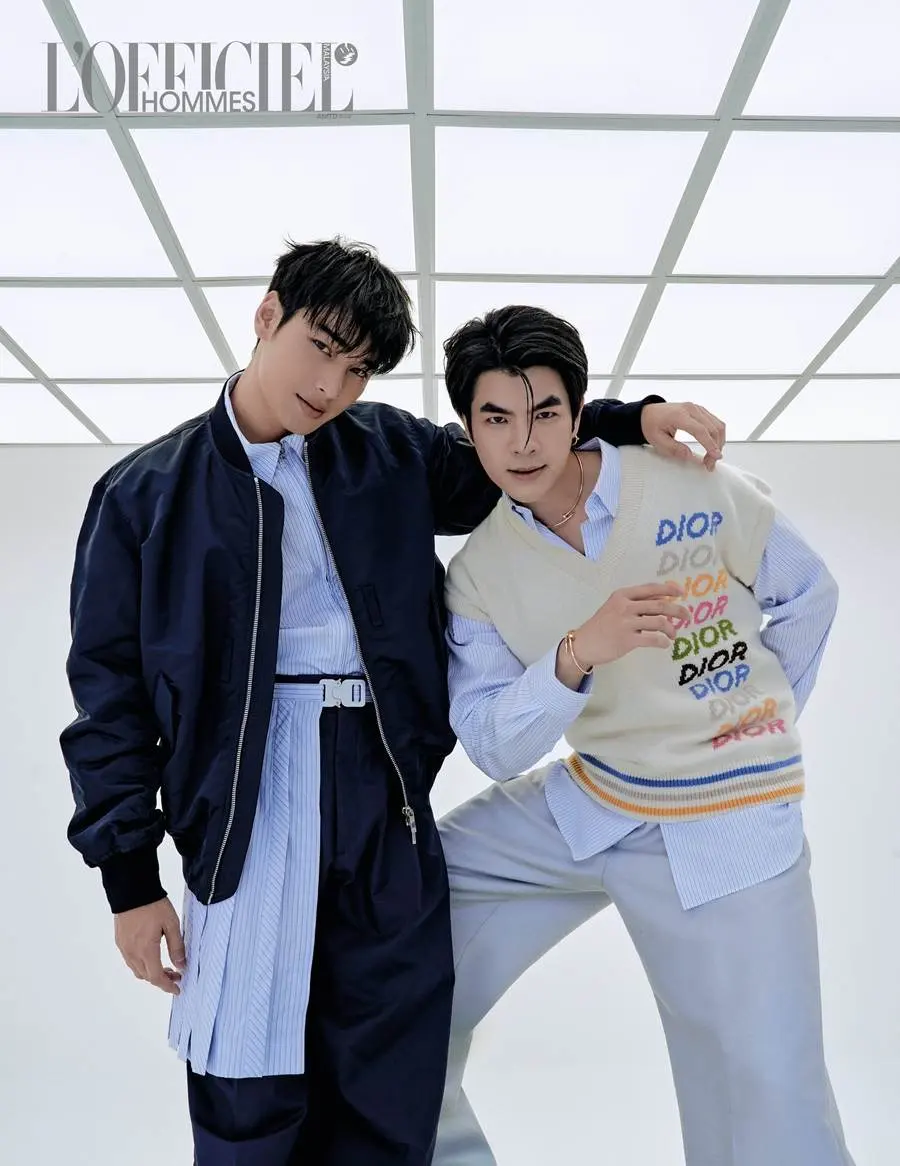 อาโป-ณัฐวิญญ์ & มาย-ภาคภูมิ @ L'Officiel Hommes Malaysia December/January 2024