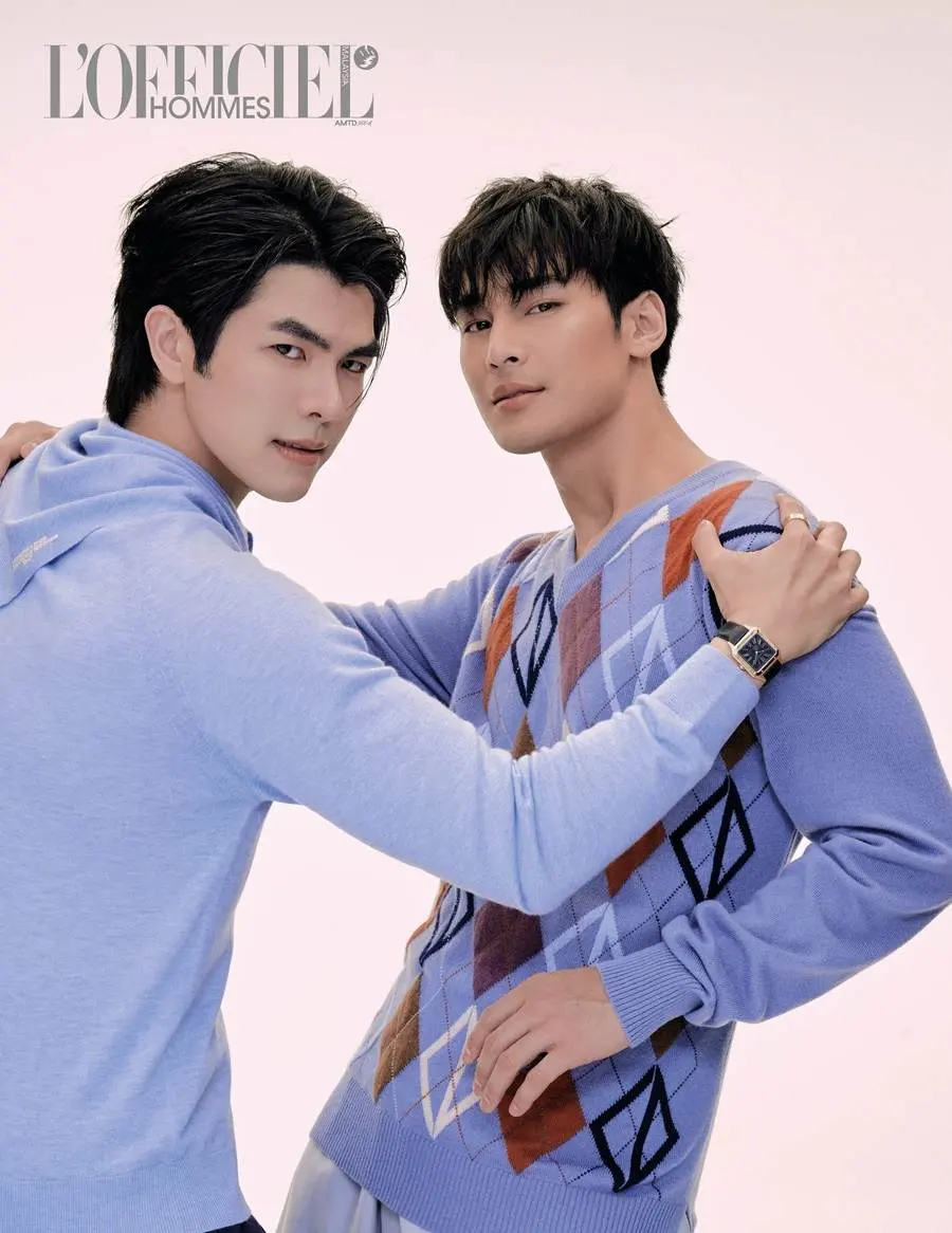 อาโป-ณัฐวิญญ์ & มาย-ภาคภูมิ @ L'Officiel Hommes Malaysia December/January 2024