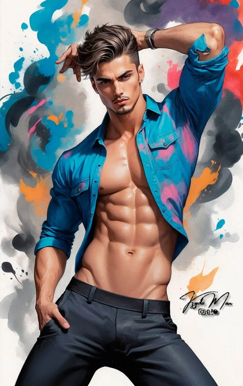 การ์ตูนผู้ชายหล่อเท่ 80