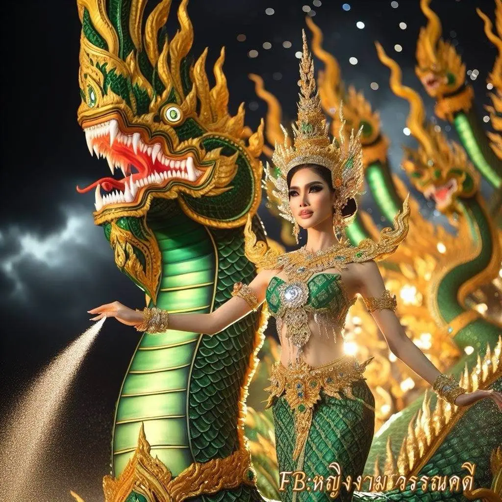 THAILAND 🇹🇭 | Naga Lady: Gorgeous Thai Fantasy Costume