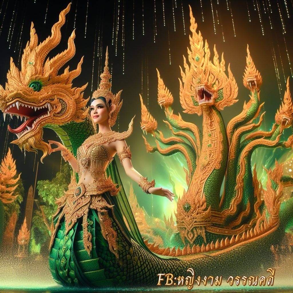 THAILAND 🇹🇭 | Naga Lady: Gorgeous Thai Fantasy Costume