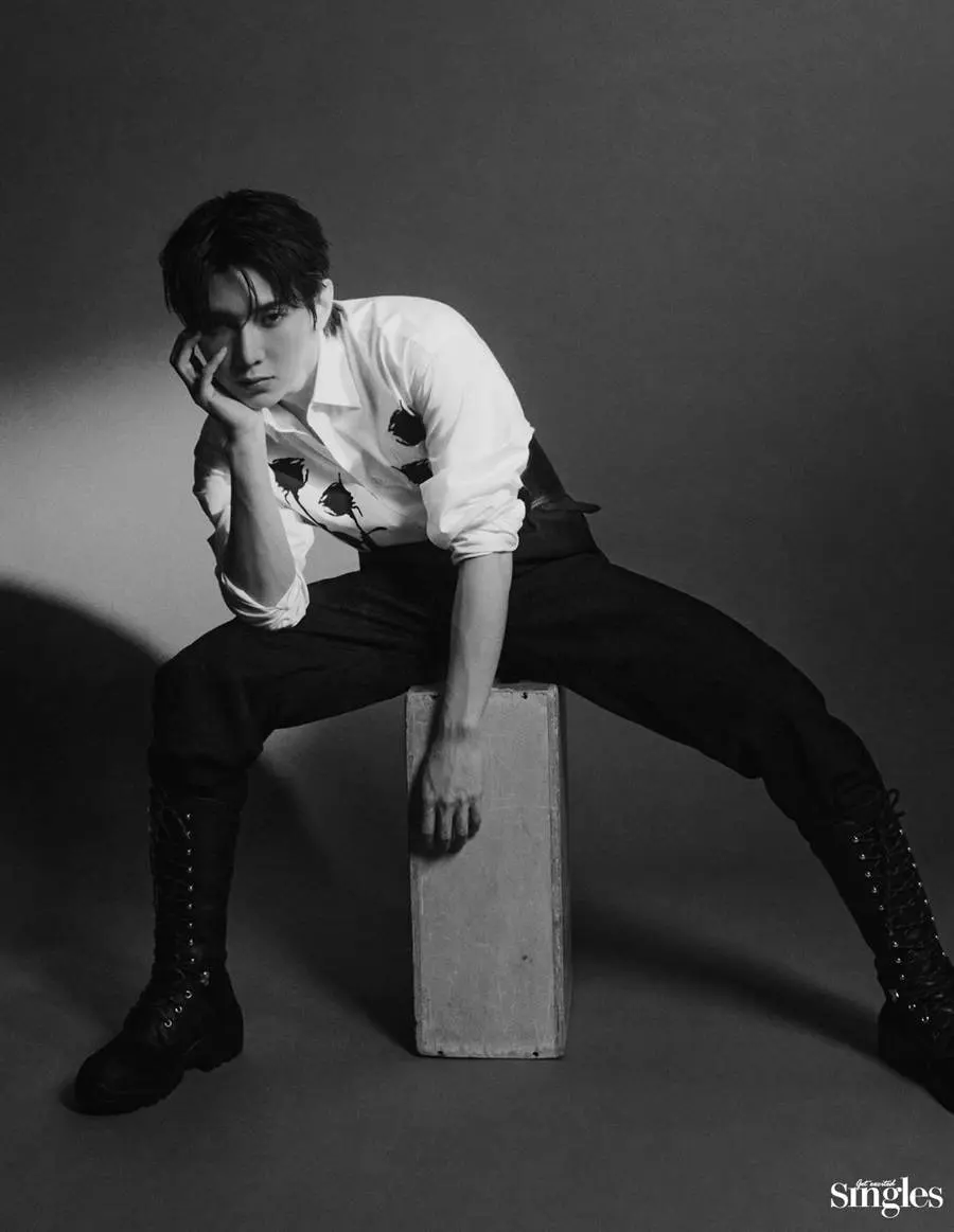 (ATEEZ) Yeosang, San & Wooyoung @ Singles Korea January 2024
