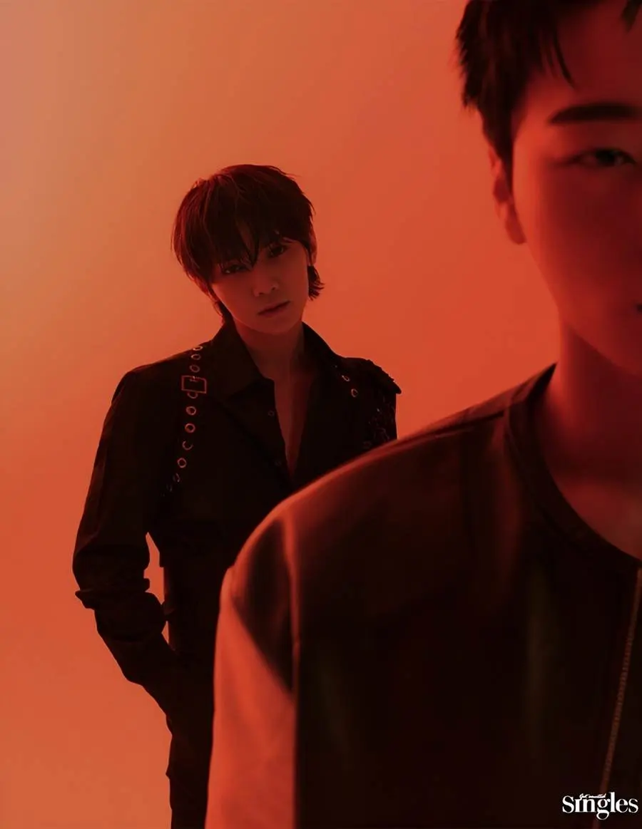 (ATEEZ) Yeosang, San & Wooyoung @ Singles Korea January 2024