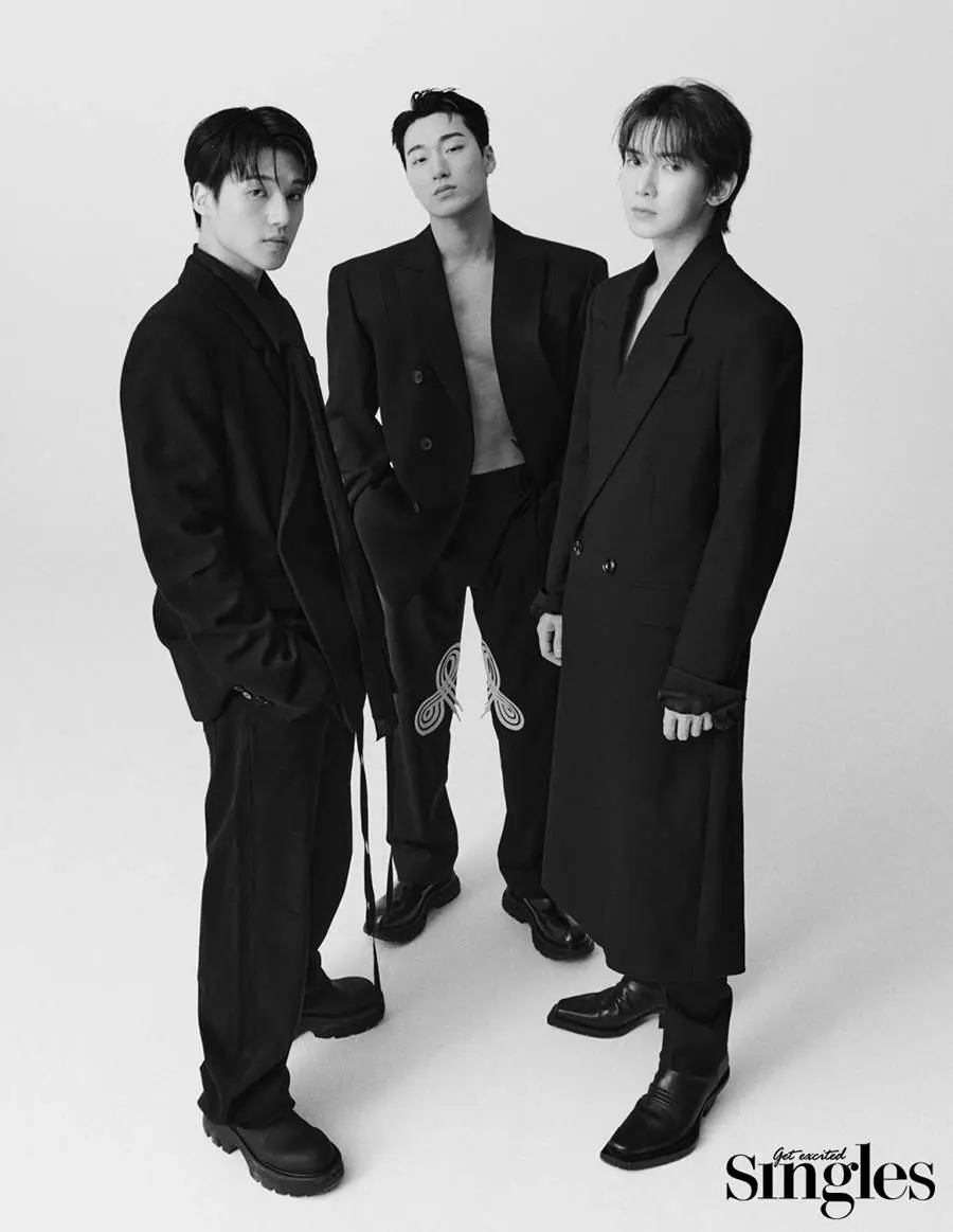 (ATEEZ) Yeosang, San & Wooyoung @ Singles Korea January 2024
