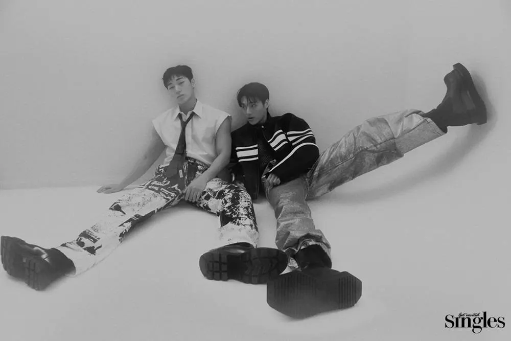 (ATEEZ) Yeosang, San & Wooyoung @ Singles Korea January 2024